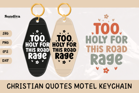 Crafting Faith: Christian Quote Motel Keychain SVG 1 for Graphics and Crafts