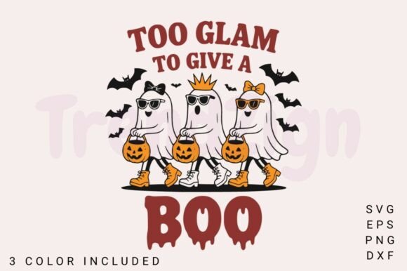 Girl Gang Halloween Ghost PNG SVG Review