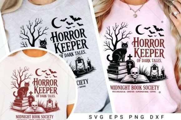 Horror Midnight Book Club Society SVG: A Designer's Review for Graphics & Crafts