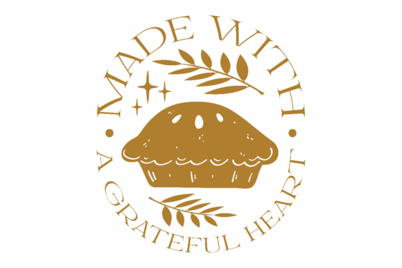 Made with a Grateful Heart Graphics for Crafts and Branding