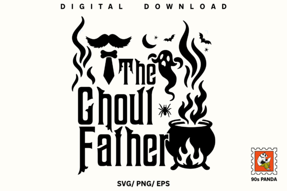 The GhoulFather Spooky Dad Design for Graphics and Crafts